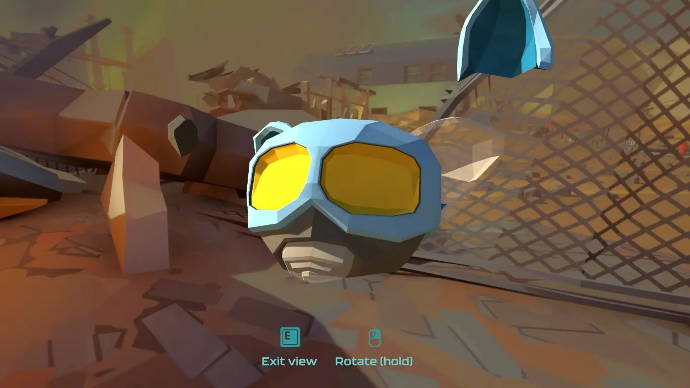 Repairing the broken helmet
