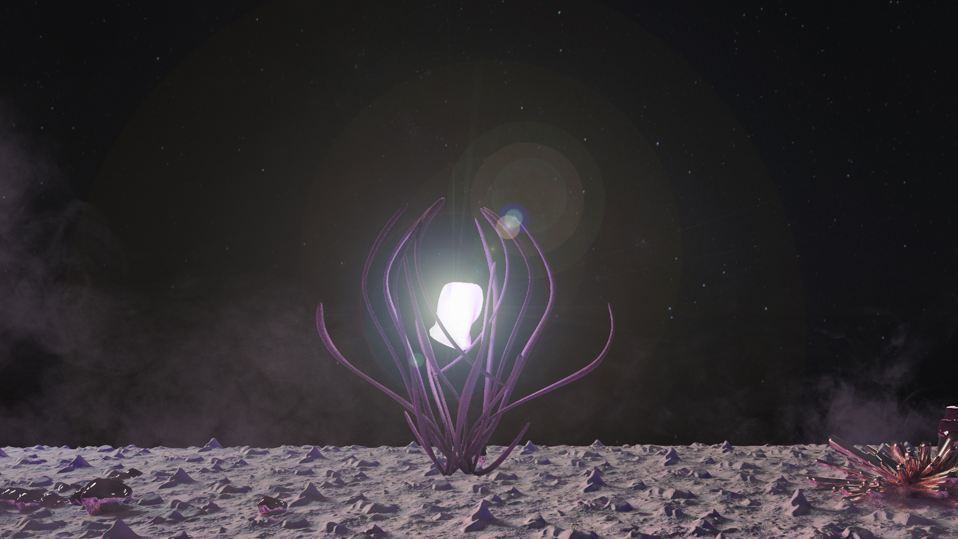 The core: a mischievous antagonist, confronting the player with challenges and riddles