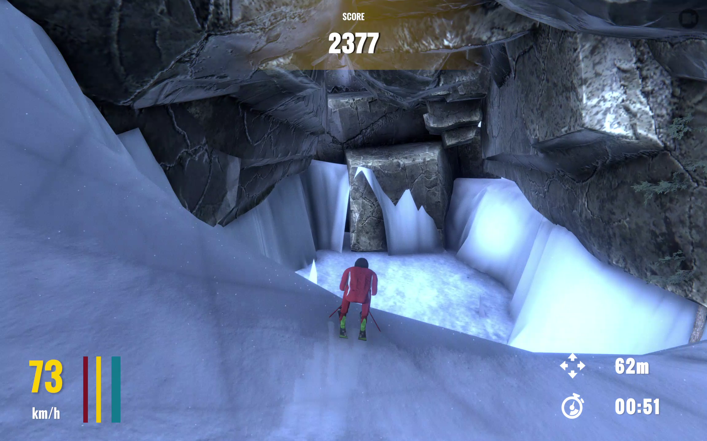 Entering the safe cavern