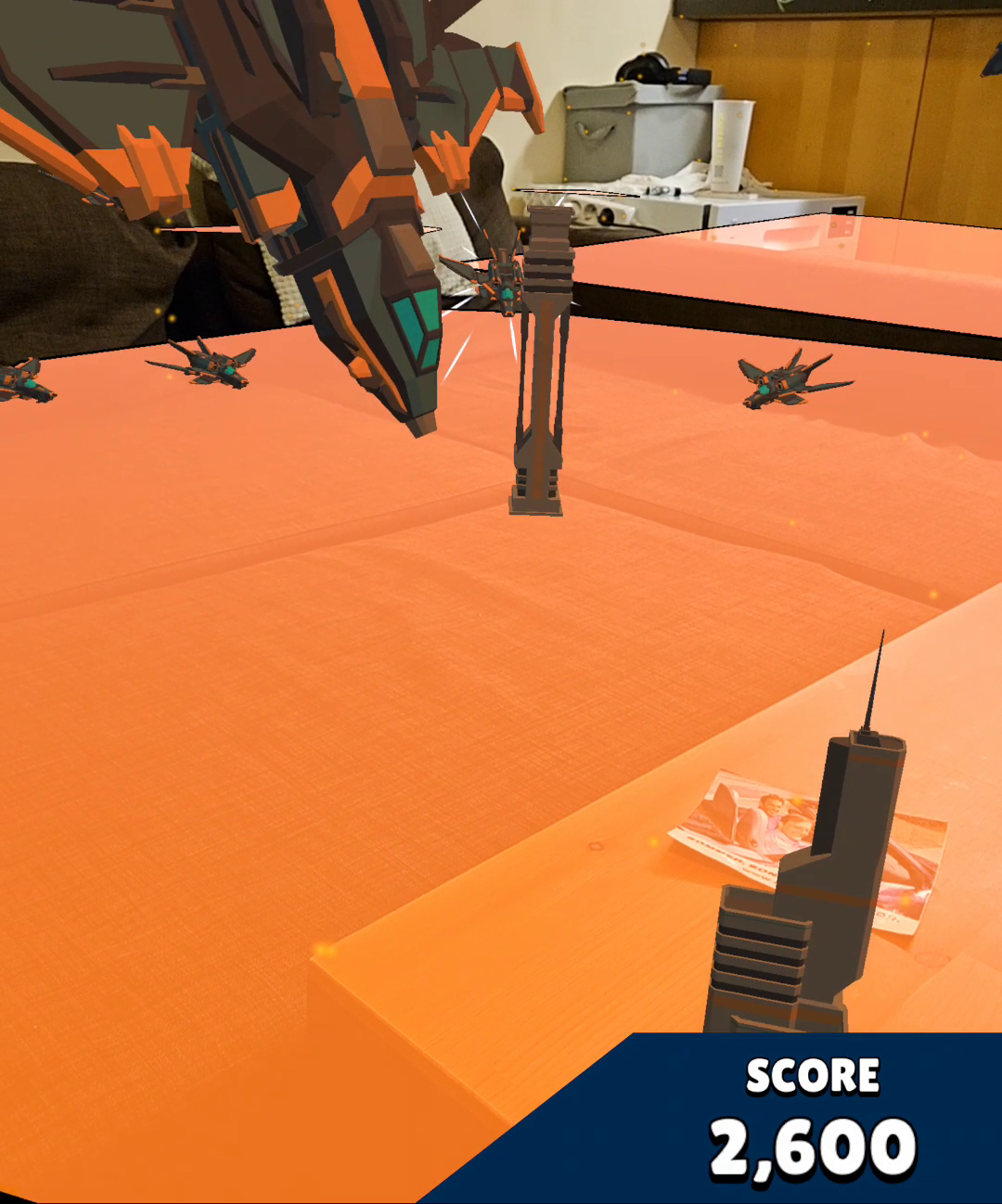 More enemies approaching as the game progresses