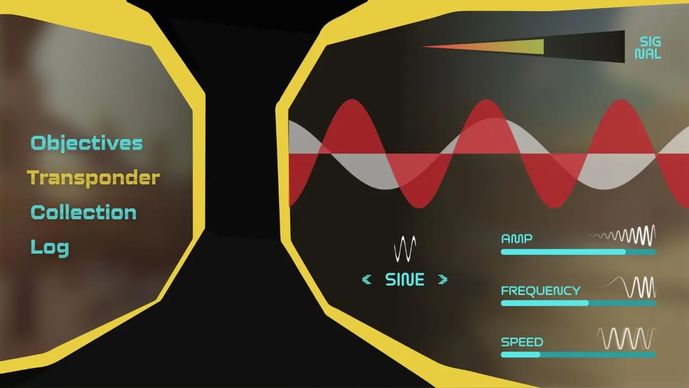 Transponder minigame: tuning in to contact the alien mothership