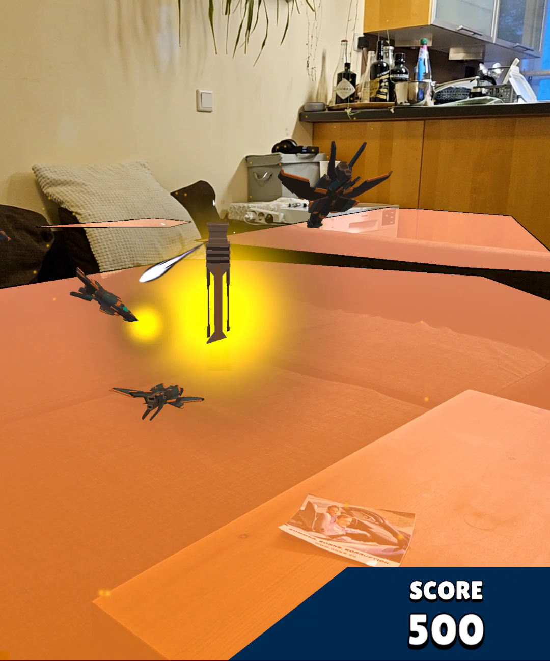 Enemy fighter jets approaching your tower